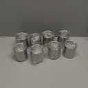 Zopeal 8 Pieces Stainless Steel Whiskey Glass Bulk 6.8 oz Insulated Metal Cups Double Wall Tumbler Whiskey Gifts for Men Husband Father Lover