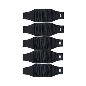 Tuiskusa Male Dog Diapers, High Absorbing Dog Belly Bands for Male Dogs, Washable Reusable Dog Male Wraps(5 Pack)