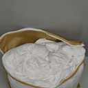 ROSGONIA Twin/Twin XL Comforter Set for College Girls Boys White, 1 Boho Comforter & 1 Pillowcase, Lightweight Kids Comforter All Season Dorm Bedding