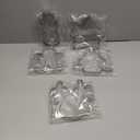 Nuogo 5 Pieces 7.5 Inch Large Christmas Cookie Cutters Holiday Cookie Cutters Stainless Steel Snowman Christmas Tree Gingerbread Man House Elk Christmas Cookie Mold for Baking Candy Pancakes