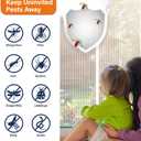 Magnetic Screen Door, Keep Bugs Out, Pet & Kid FriendlyWorks with Front Doors, Sliding Doors,Fit Door Size 36 x 78 Inches, White