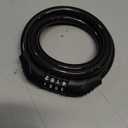 Long Coiled Security Resettable Combination Bike Cable 4 Digit Lock, Anti-Theft Accessories for Mountain and Road Bike, Electric Bicycle, Scooter, 32 inch