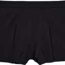 Thinx Ultra-Soft Period Underwear, Overnight Boy-Shorts Leakproof, Holds Up to 12 Regular Tampons*, Period Underwear for Women, Reusable & Controls Odor, Black, XS