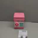 GuDoQi Piggy Bank for Girls Electronic Coin Money Bank Toy for 3 4 5 6 7 8 9 10 Year Old Children, Mini ATM Cash Coin Saving Box for Birthday Gifts Kids Age 3-10, Pink