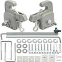 Orceed Quick Hitch System, Fit for Category 2 Tractors, Plough, Harrow, Cultivator, Seeder, lrrigation System, Fertilizer Spreader, Sprayer, Mowers, Bush Hogs, OE 102ST (Gray)