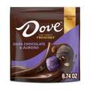 DOVE PROMISES Dark Chocolate & Almond Candy, 6.74 oz Bag (EXP 11/01/26)