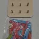 kizh Wooden Letter and Number Construction Activity Set Educational Preschool Toys Shape Color Recognition Pegboard Sorter Set Board Blocks Stack Sort for Toddler Kids Boys Girls Toy