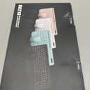 Wireless Keyboard and Mouse Combo - Full-Sized Ergonomic Keyboard with Wrist Rest, Phone Holder, Sleep Mode, Silent 2.4GHz Cordless Keyboard Mouse Combo for Computer, Laptop, PC, Mac, Windows -Trueque (1 PACK, Black)