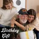 80/70/60/50th Birthday Gifts for Him Her, Unique Ideal Gifts 1945/1955/1965/1975 Vintage Hat for Men Women (Gray)