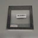 Uxcell Wooden Pressed Flower Frame Handmade, 6x6 Inch Square Floating Picture Frame Double Glass Frame for Pressed Flowers Artwork Photo Frame Tabletop Display, Black Wood