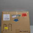 Toilet Safety Rails, Height-Adjustable Toilet Frame Width-Adjustable Toilet Handles Foldable Toilet Rail Provides Support for Seniors Pregnant Disabled Gray