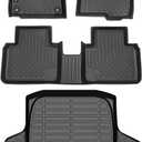 All Weather Car Floor Mats & Cargo Liner for 2018-2022 Honda Accord/Accord Hybrid 10th Custom Fit Full Set Accessories - Black