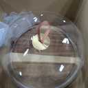 Mikasa Glenwood Wood Cake Plate Stand with Glass Dome, 9.75 inch