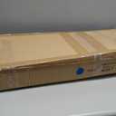 Seamander 3 Bow Marine Grade Polyester Boat Bimini Top, 600D Solution-Dyed Canvas, 4 Adjustable Nylon Straps, 2 Rear Support Poles, 13 Sizes, 10 Colors (3 Bow 6'L x 85"- 90" W x 46" H,Beige)