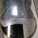 WallBeyond Gold Asymmetrical Mirror, Modern Irregular Wall Mirror with Aluminum Frame for Bedroom, Bathroom, Living Room, and Entryway 36" H x 24" W (Gold)