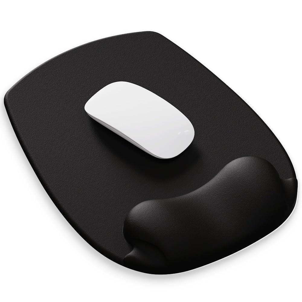 ErgoFlow Gel Wrist Rest Mouse Pad - Ergonomic Cushion for Desk, Cute Aesthetic Computer Decor for Women; Small Mousepad Mat&Laptop Pads - Office, Home Support&Ergo Accessories Supplies(06Purple Ombre)