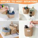 3 PCS Mini Hanging Storage Bag Cotton Linen Small Storage Basket Wall Hanging Storage Pouch Foldable Storage Box Family Organizer Decorative Bag for Key Sunglasses Snack Wallet on Door Closet Desktop