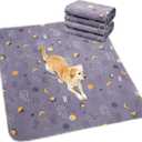 UPSKY Washable Pee Pads for Dogs 2 Pack 36 x 48 Reusable Puppy Pads Waterproof Pet Training Pads, Non-Slip Dog Mats Fast Absorbent Whelping Pads for Playpen, Potty, Crate, Bed