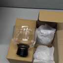 Fortessa Trevi Glass, 13 Ounce Red Wine/DOF (Set of 4), Black/Clear