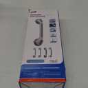 TAILI Grab Bars for Bathtubs and Showers 2 Pack Suction Grab Bar, Heavy Duty Shower Handle Removable Bath Handrails for Seniors and Elderly, Bathroom Safety Grip No Drilling Waterproof, Grey