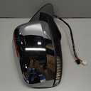 A-Premium Passenger Side Power Door Mirror - Compatible with Dodge Durango 2011-2022 - Heated Manual Folding Chrome Outside Rear View Mirror w/Turn Signal Blind Spot Detection