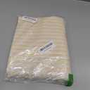 Throw Pillow Covers 18x18 Set of 2 Striped Fringe Pillow Cover Farmhouse Cushion Covers with Tassel Neutral Boho Pillows Decorative Square Pillowcase for Couch Sofa Bed, Yellow