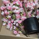 4FT Artificial Cherry Blossom Tree, Lifelike Pink Cherry Plant in Pot for Indoor Garden, Office, Wedding, Party & Hotel Decoration