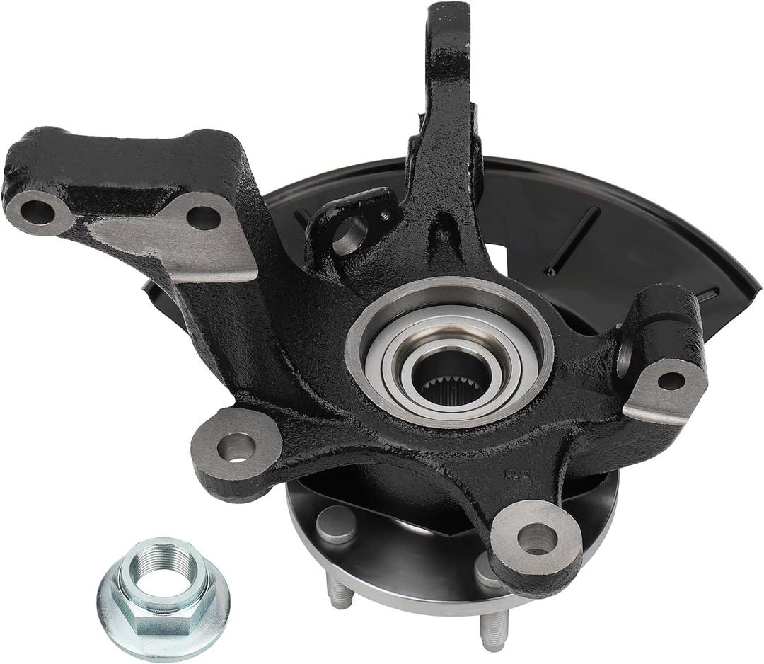 DRIVESTAR 698-404 Front Right Passenger Side Steering Knuckle and Hub Assembly Compatible with 2001-2012 Ford Escape, 2001-2011 Mazda Tribute, 2007-2011 Mercury Mariner (LK016)