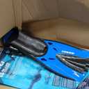 Cressi Adult Adjustable Snorkeling Fins with Ultra Resistant Buckles, Very Light, Ideal for Traveling - Tonga: Designed in Italy, L/XL