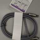 LISEN USB C to Lightning Cable, Chubby 240W 4 in 1 Charging Cable 6.6FT, USB A/C to C/Lightning with Light for Valentines Day Gifts Fits iPhone 17 16 15 14 Pro Max/MacBook/iPad/Samsung S25/Switch/PS5 (Grey)