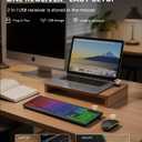 Wireless Keyboard and Mouse Combo, RGB Backlit, Rechargeable & Light Up Letters, Full-Size, Soft Typing, Sleep Mode, 2.4GHz Quiet Keyboard Set for Mac, Windows, Laptop, PC, Trueque (Ink Black)