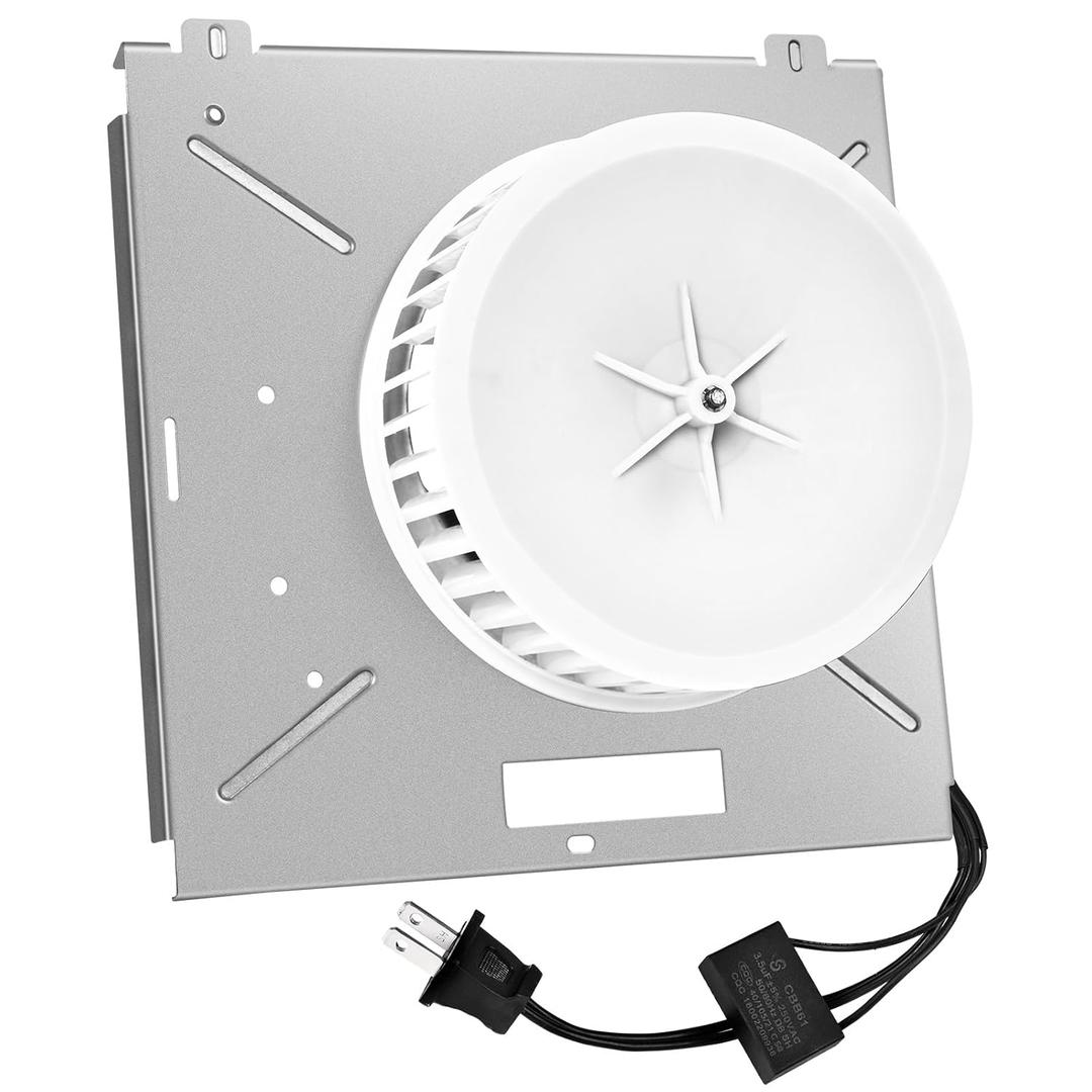 750 B Unit 97017705 8663RP B Unit, 100CFM Fan Compatible with Broan-Nutone 750, 750-R02 Unit,Motor and Blower Wheel Replacement Part S97017703 S97017705 S97017706 1550 RPM's 2 Prong Plug 3.5 Sones