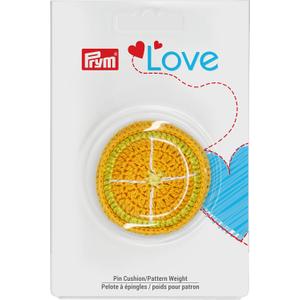 Prym Love Pin Cushion/Pattern Weight-Orange Pincushion