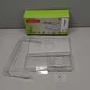 Window Bird Feeder with Non-Marking Self-Adhesive Hooks, Clear and Transparent, Outdoor Wild Bird Watching Gift, Garden Decor (Standard)