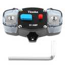 80 AMP Circuit Breaker with Manual Reset Button 0-4 Gauge 80A Trolling Motor Car Stereo Audio Inline Fuse Inverter 12-48V DC Switch for Automotive RV Marine Boat Truck