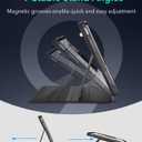 ESR for iPad Air 13 Inch Case M4/M3/M2 (2026/2025/2024), Removable Magnetic Cover, Adjustable Portrait/Landscape Stand, 9 Standing Angles, Shift Series, Black