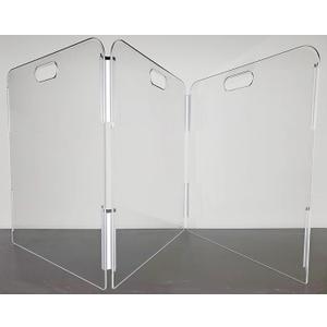 Pet Barrier (3-Panel) | Free-Standing Pet Gate | Foldable | Protect Your Indoor Living Spaces, Decorations, and Important Items from Pets | Made in The USA