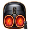 POGGT Foot Massager Machine with Heat, Upgraded Deep Rolling, Compression, Ankle Kneading, Shiatsu Foot Massager for Neuropathy Plantar Fasciitis, Gifts for Home Office Men Women Fits Up to 13"