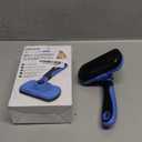 Swihauk Self Cleaning Slicker Brush - Skin Friendly Deshedding Grooming Tool for Dogs & Cats, Suitable for Shedding & Haired Pets, with Pet Supplies Accessories, Blue