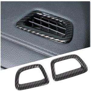 Car Dashboard Air Vent Frame for Honda Pilot 2016-2022/Ridgeline 2017-2023/Passport 2019-2023，Carbon Fiber Center Console Frame Cover Trim Accessories (Carbon Fiber Pattern)