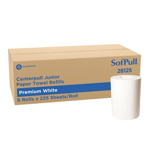 Sofpull® Junior Centerpull Premium Paper Towel By GP Pro (Georgia-Pacific), White, 8 Rolls Per Case