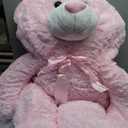 MaoGoLan Giant Pink Teddy Bear Stuffed Animal, 4ft Teddy Bear Plush