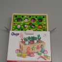 Toddlers Montessori Wooden Educational Toys for Baby Boys Girls Age 1 2 3 Year Old, Shape Sorting Toys 1st One First Birthday Girl Gifts for Kids 1-3, Wood Preschool Learning Fine Motor Skills Game