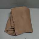 PONY DANCE Small Curtains for Bathroom Windows, Blackout Blinds Shades for Bedroom Dorm Storage Cabinet Door Kitchen Basement Farmhouse Decor, W 34 x L 36 inches, Mocha, 2 Panels