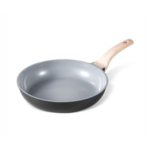 CAROTE Nonstick Frying Pan Skillet,Non Stick Granite Fry Pan Egg Pan Omelet Pans, Stone Cookware Chef's Pan, PFOA Free,Induction Compatible(Classic Granite, 8-Inch) (Black)