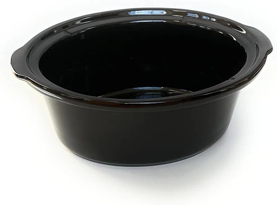 6qt Slow Cooker Ceramic Pot Replacement ONLY Compatible with 6qt Hamilton Beach slow cooker Models 33969A 33861 33261 33866 33665G 33463 33765