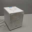 3L Stainless Steel Warm Mist Humidifier with Easy Clean and Warm Steam Function, Healthy Air Mist Humidifiers for Bedroom Living Room, with Sleep Mode and Auto-off Setting