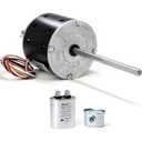 RV Air Conditioner Motor for Coleman Mach RV AC, 1/3 HP Condenser Fan Motor with Capacitor Replaces Fasco D1092, Y6L457D01L, 7184-0156, 7855MVA-A11U, Coleman 1468-306, 1468A3069