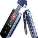 RUIZU 64GB USB MP3 Player with Bluetooth 5.3, Clip Jam Portable Music Player for Sports Running, USB MP3 Player Stick with FM Radio, Voice Recorder, Digital Audio Shuffle Repeat, Phone File Transfer