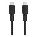 Belkin BoostCharge 100W Braided USB Type-C Braided Cable (Black) - 2 Meter